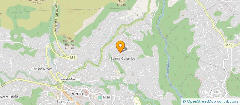 localisation de l'entreprise HAMEAU DE LA LUBIANE  VENCE