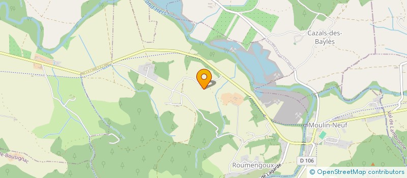 localisation de l'entreprise HAMEAU DE MONTENGRAND à ROUMENGOUX