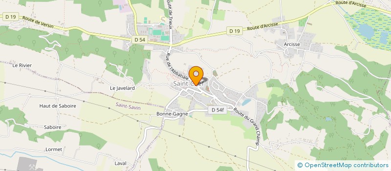 localisation de l'entreprise HAMEAU DES PRODUCTEURS  SAINT-CHEF