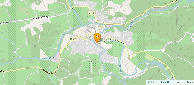 localisation de l'entreprise HAMEAU DES VIGNERONS DE CARCES à CARCES