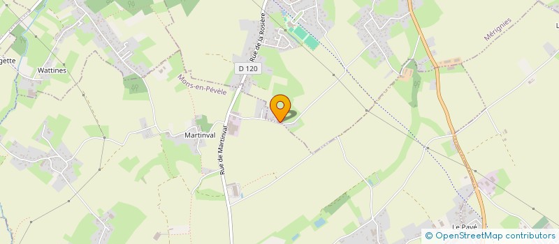 localisation de l'entreprise HAMEAU DU BOIS à MERIGNIES