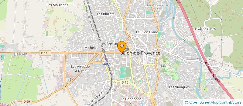 localisation de l'entreprise HAMEAU DU CHASTELAS  SALON-DE-PROVENCE