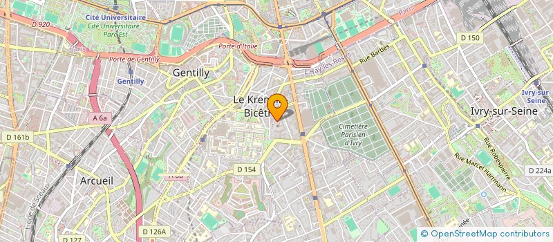 localisation de l'entreprise HAMEAU DU KREMLIN  LE KREMLIN-BICETRE