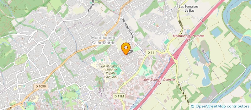 localisation de l'entreprise HAMEAU FLEURI  MONTBONNOT-SAINT-MARTIN