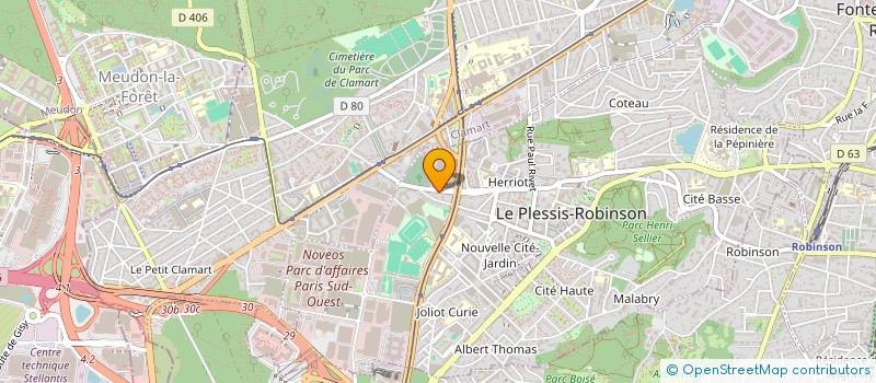 localisation de l'entreprise HAMEAU GAULOIS  LE PLESSIS-ROBINSON