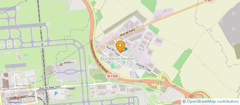 localisation de l'entreprise HAMEAU LACA  LE MESNIL-AMELOT