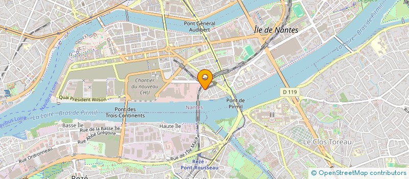 localisation de l'entreprise HAMEAU LEGER DU PONT RIALLAND à NANTES
