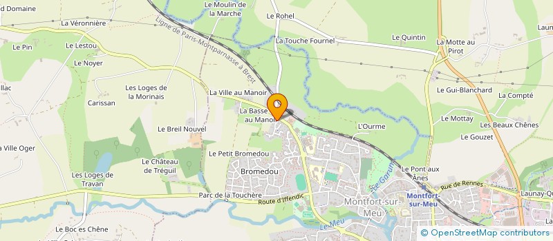 localisation de l'entreprise HAMEAU LEGER DURABLE ET PARTAGE DE MONTFORT SUR MEU  MONTFORT-SUR-MEU