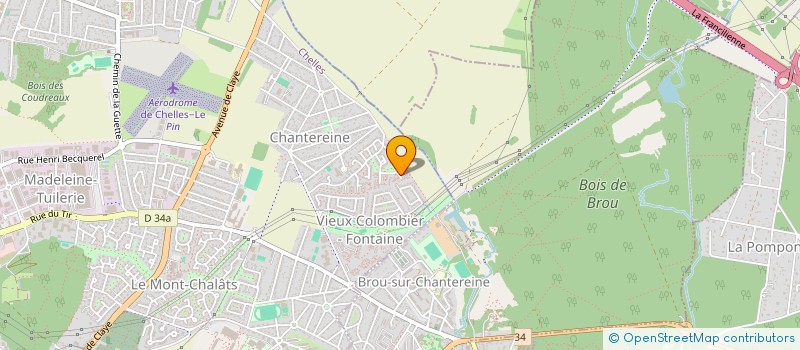 localisation de l'entreprise HAMEAU VALLIERES A  CHELLES