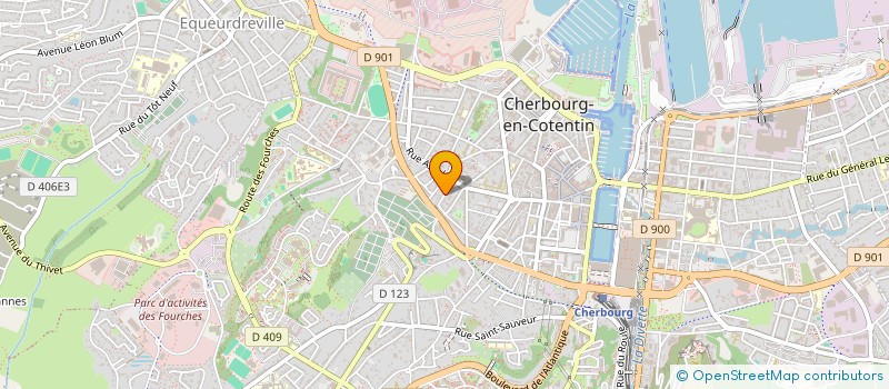 localisation de l'entreprise HAMEAU VIGOT  CHERBOURG-EN-COTENTIN