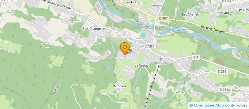 localisation de l'entreprise HAMEAURILLON  MORILLON