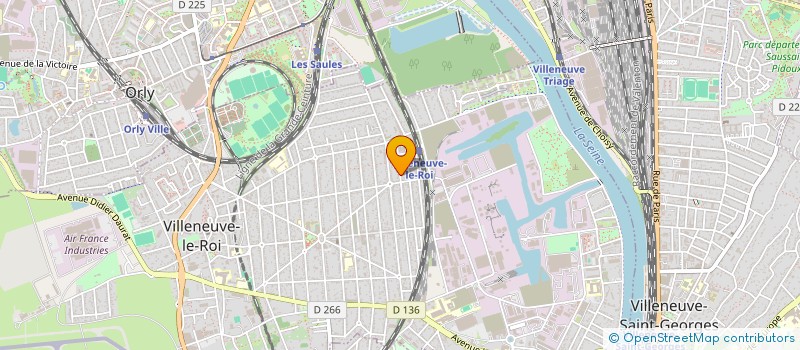 localisation de l'entreprise HAMEAUX & CAPITAL  VILLENEUVE-LE-ROI