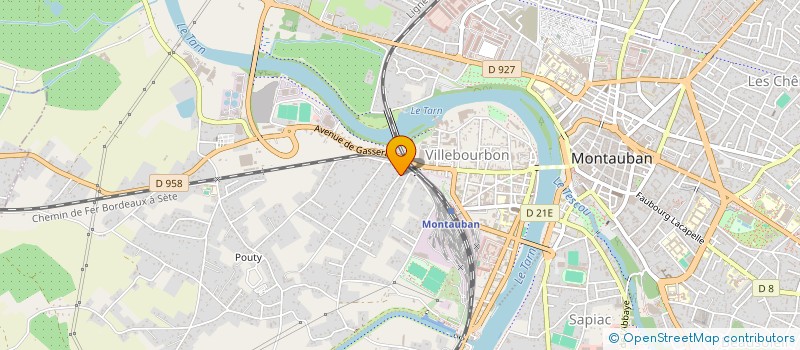 localisation de l'entreprise HAMECHER ET CIE  MONTAUBAN