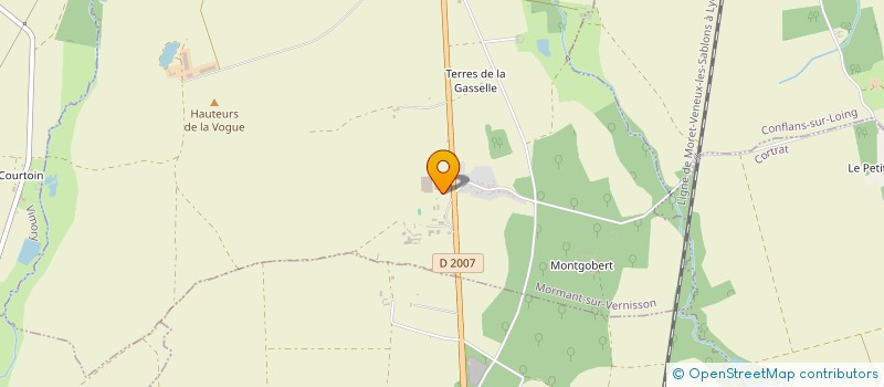 localisation de l'entreprise HAMEL  MORMANT-SUR-VERNISSON