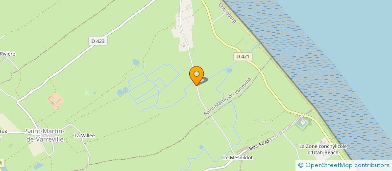 localisation de l'entreprise HAMEL ET FILS  SAINTE-MARIE-DU-MONT