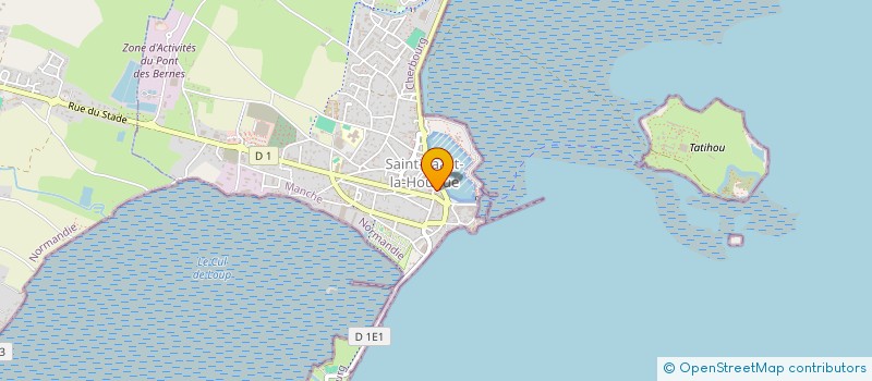 localisation de l'entreprise HAMEL - OSMONT - SPIQUEL  SAINT-VAAST-LA-HOUGUE