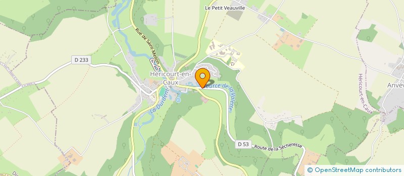 localisation de l'entreprise HAMEL SAILLOT à HERICOURT-EN-CAUX