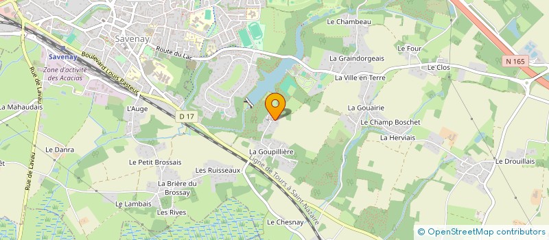 localisation de l'entreprise HAMELIN 26  SAVENAY