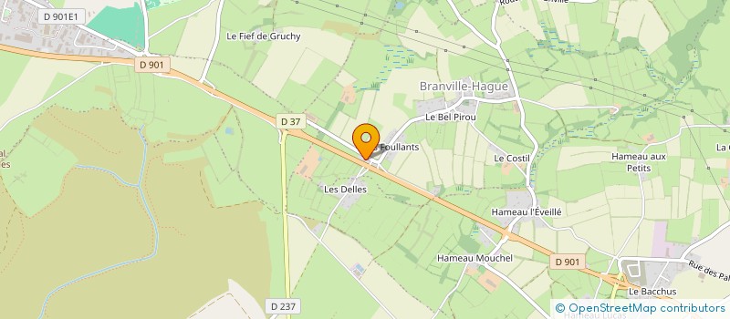 localisation de l'entreprise HAMELIN  LA HAGUE