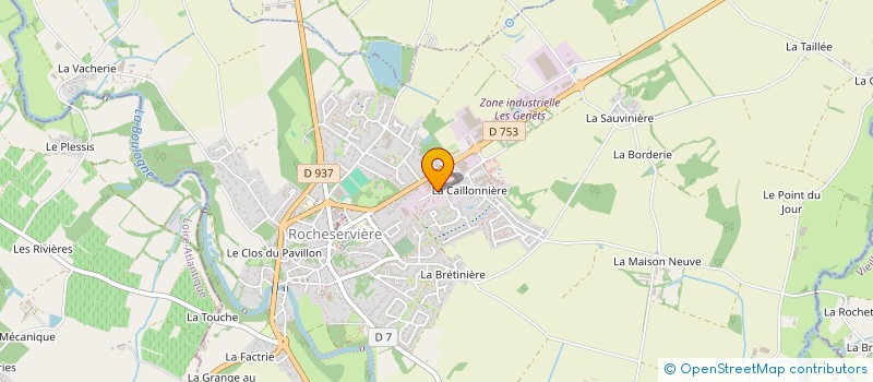 localisation de l'entreprise HAMELIN  ROCHESERVIERE