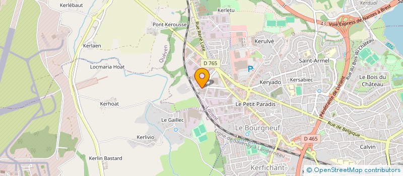 localisation de l'entreprise HAMELIN AGENCEMENT à LORIENT