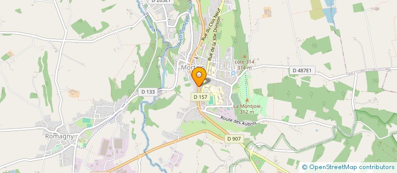 localisation de l'entreprise HAMELIN-LECAPELAIN 1 à MORTAIN-BOCAGE