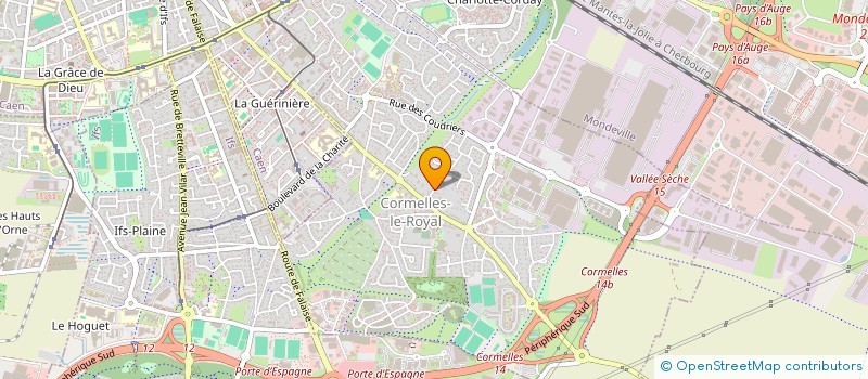 localisation de l'entreprise HAMELIN STEPHANE  CORMELLES-LE-ROYAL