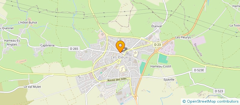 localisation de l'entreprise HAMELIN VARIN  GROSVILLE