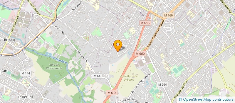 localisation de l'entreprise HAMES-BASUYAUX  HEM