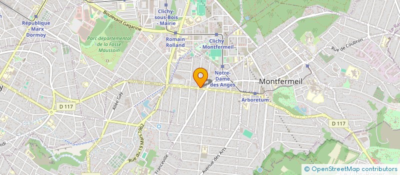 localisation de l'entreprise HAMEYA à MONTFERMEIL