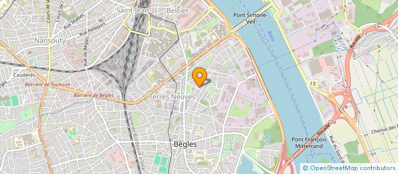 localisation de l'entreprise HAMGC à BEGLES