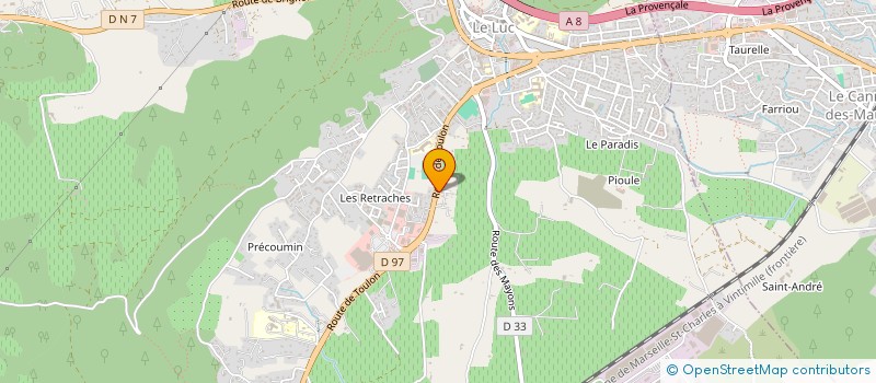 localisation de l'entreprise HAMI  LE LUC