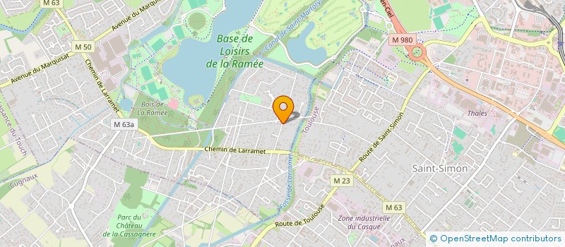 localisation de l'entreprise HAMID  TOURNEFEUILLE