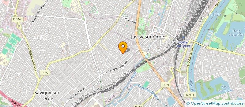 localisation de l'entreprise HAMID MAMERI à SAVIGNY-SUR-ORGE