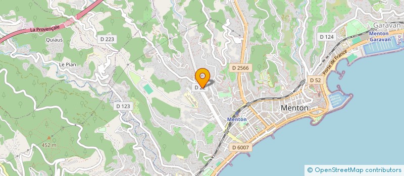 localisation de l'entreprise HAMIDA à MENTON