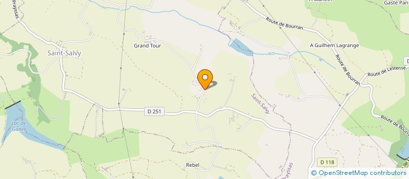 localisation de l'entreprise HAMIDI  SAINT-SALVY