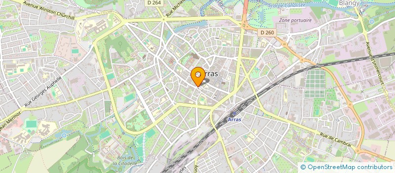 localisation de l'entreprise HAMIDOUCHE à ARRAS