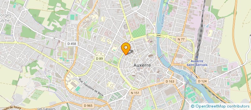 localisation de l'entreprise HAMIDY  AUXERRE