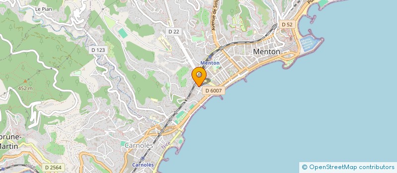 localisation de l'entreprise HAMILTON à MENTON