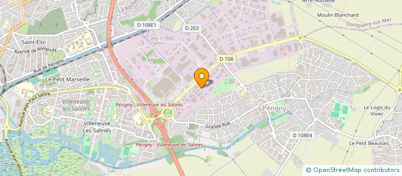 localisation de l'entreprise HAMM SERVICES à PERIGNY