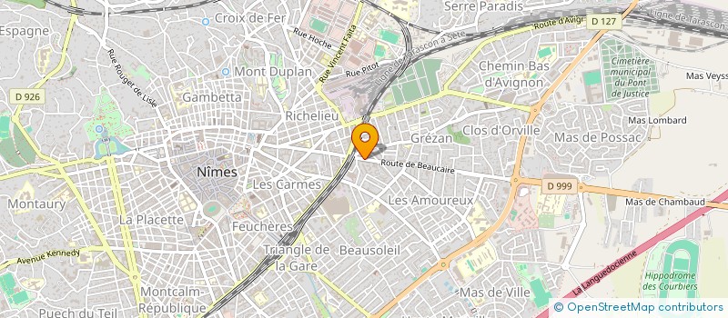 localisation de l'entreprise HAMMAM à NIMES
