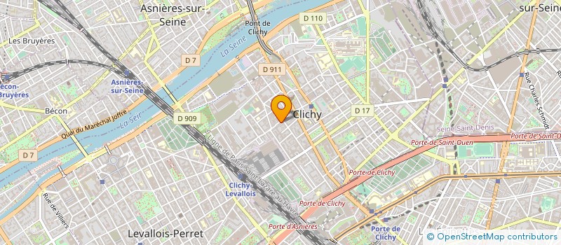 localisation de l'entreprise HAMMAM BENMIRA à CLICHY