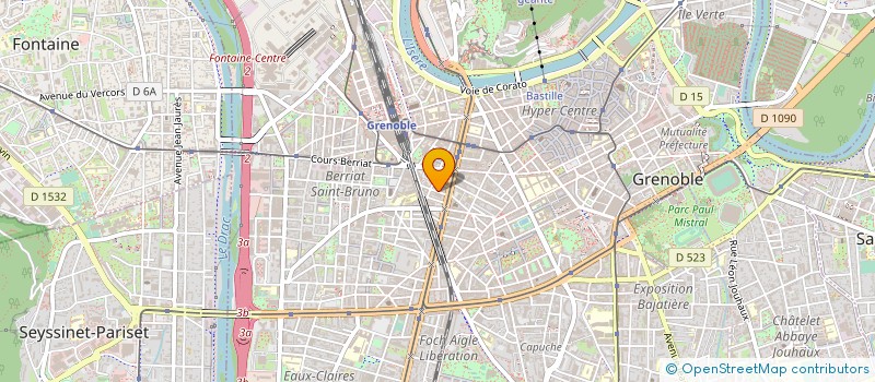 localisation de l'entreprise HAMMAM CAFE à GRENOBLE