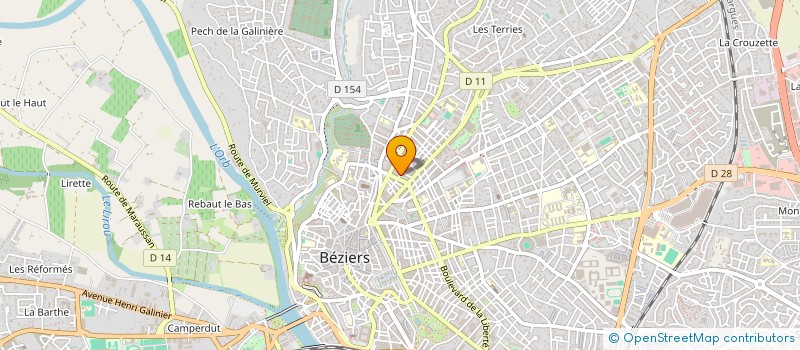 localisation de l'entreprise HAMMAM CLEOPATRE à BEZIERS