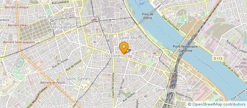 localisation de l'entreprise HAMMAM-INSTITUT à BORDEAUX