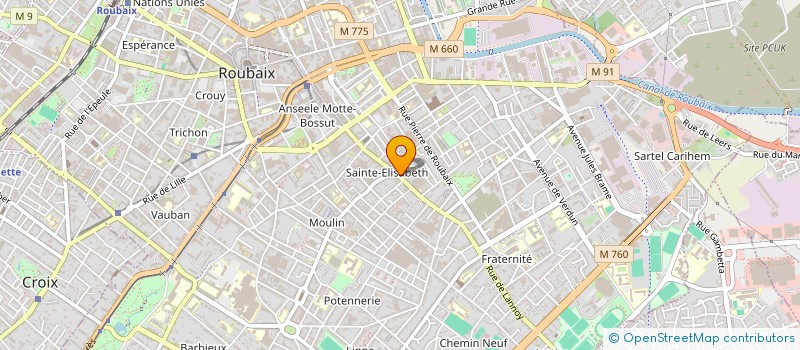 localisation de l'entreprise HAMMAM L ALHAMBRA à ROUBAIX