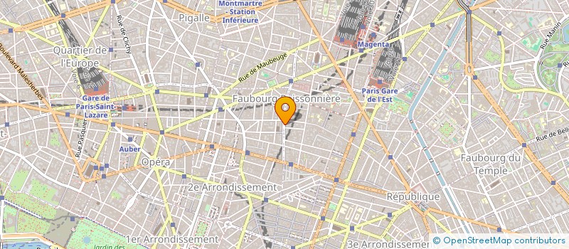 localisation de l'entreprise HAMMAMS D'ORIENT - SABLES D'OR  PARIS 10