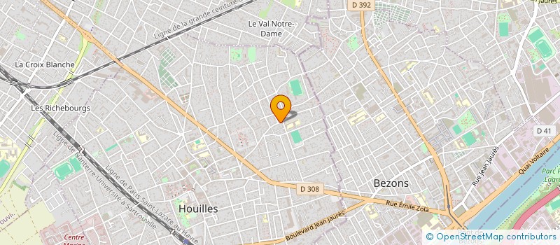 localisation de l'entreprise HAMMANI ET COMPAGNIE à HOUILLES