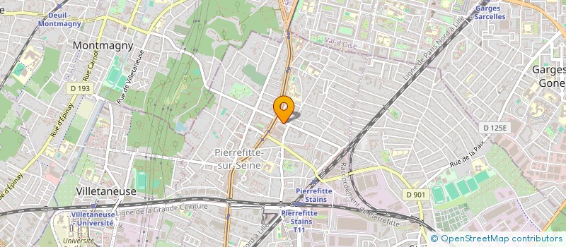 localisation de l'entreprise HAMMANI IMMOBILIER  PIERREFITTE-SUR-SEINE