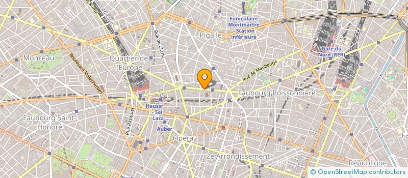 localisation de l'entreprise HAMMERSON CERGY 1  PARIS